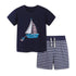 Summer Boys Sailing Short Sleeve Set